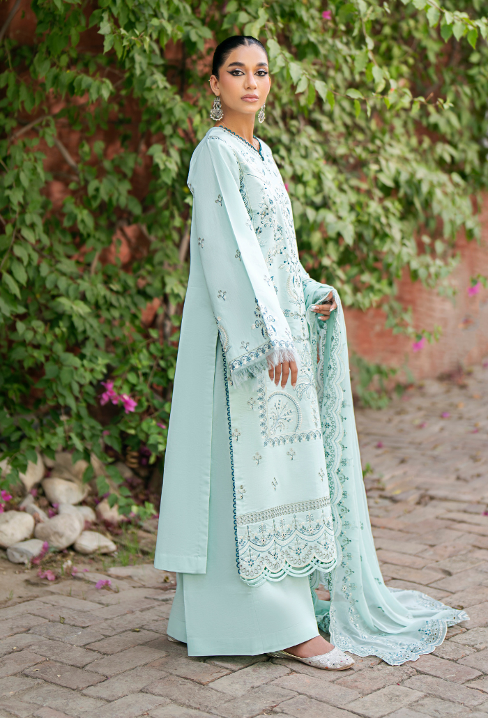 Humdum | Selin Lawn 25 | Selin - D06 -  Humdum Ladies Clothes -  House of Maryam