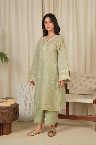 Noor by Saadia Asad | Noor Pret 25 | D4 - Muted Green -  Noor by Saadia Asad Ladies Clothes - Original Designer Dress - House of Maryam