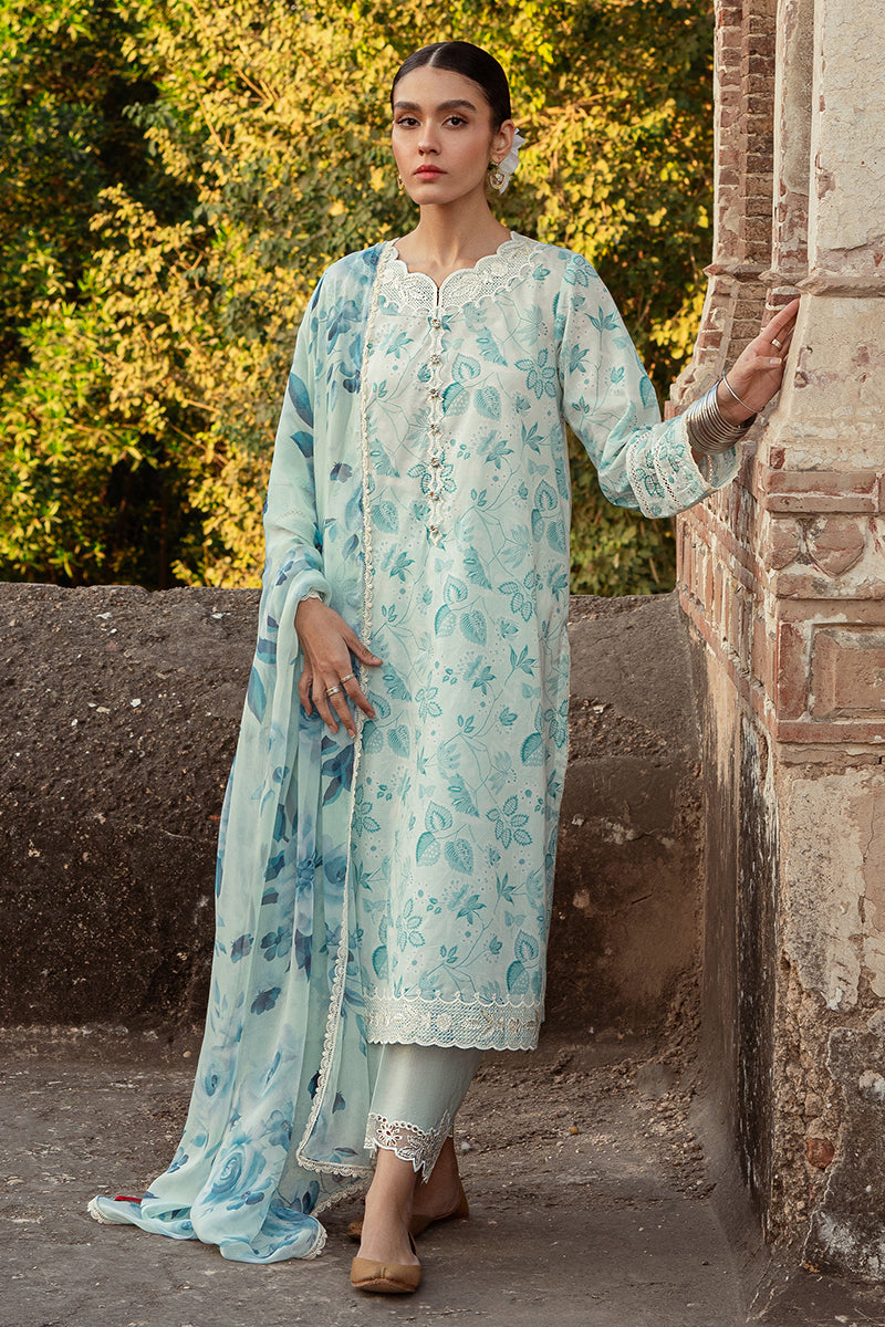 Cross Stitch | Premium Lawn 24 | WHISPERING DOVE -  Cross Stitch Formal -  House of Maryam