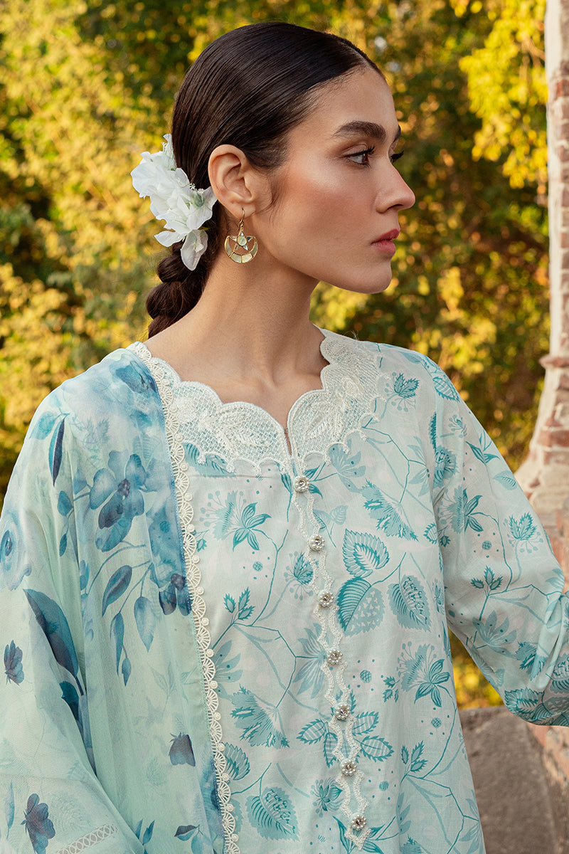 Cross Stitch | Premium Lawn 24 | WHISPERING DOVE -  Cross Stitch Formal - Original Designer Dress - House of Maryam