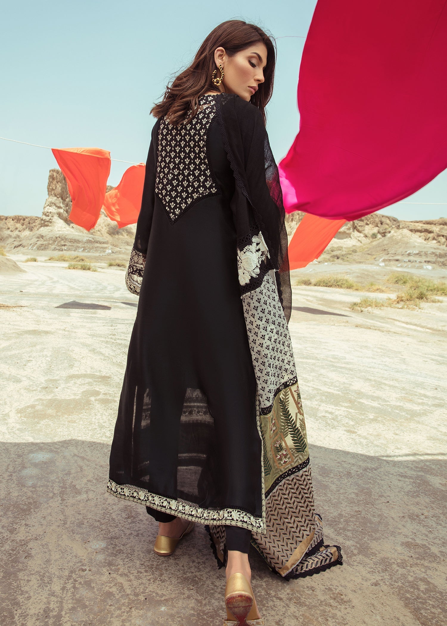 Saira Shakira | Luxury Pret | Black Beauty -  Saira Shakira Ladies Clothes - Original Designer Dress - House of Maryam