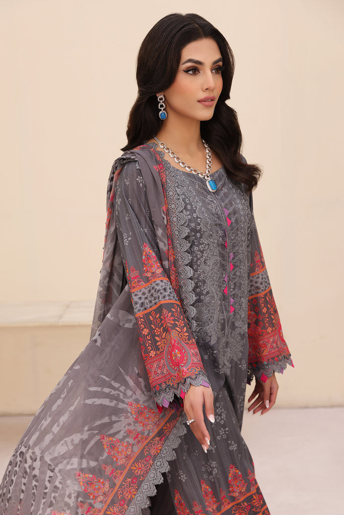 Charizma | Naranji Embroidered Lawn 24 | CN4-006 -  Charizma Luxury - Original Designer Dress - House of Maryam