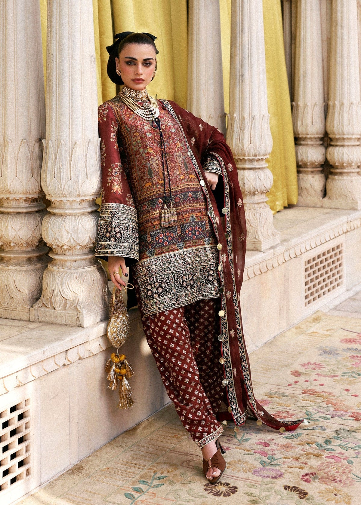 Hussain Rehar | Luxury Pret AW 25 | Brickelle, image 4