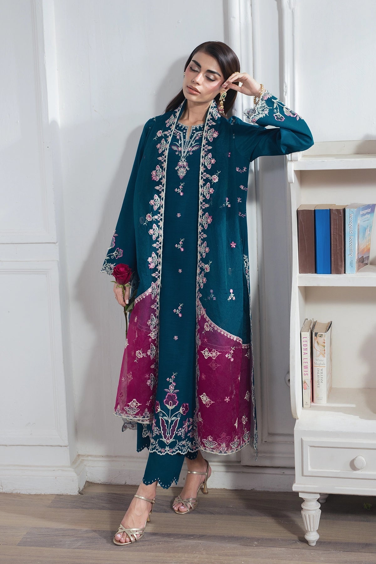Rangrasiya | Lumeire Silk |Carmin, image 6