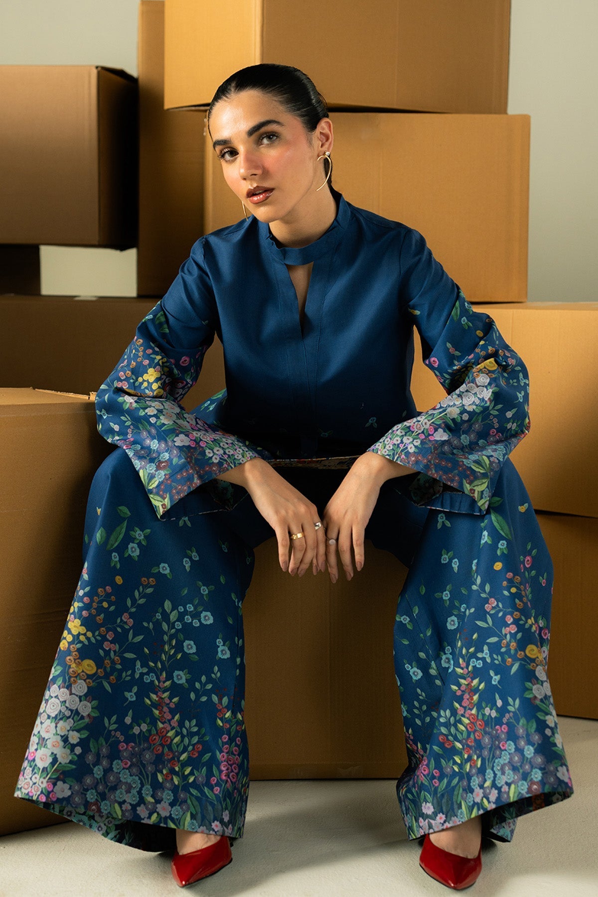 Afrozeh | Coords 25 | Muted -  Afrozeh Ladies Clothes - Original Designer Dress - House of Maryam