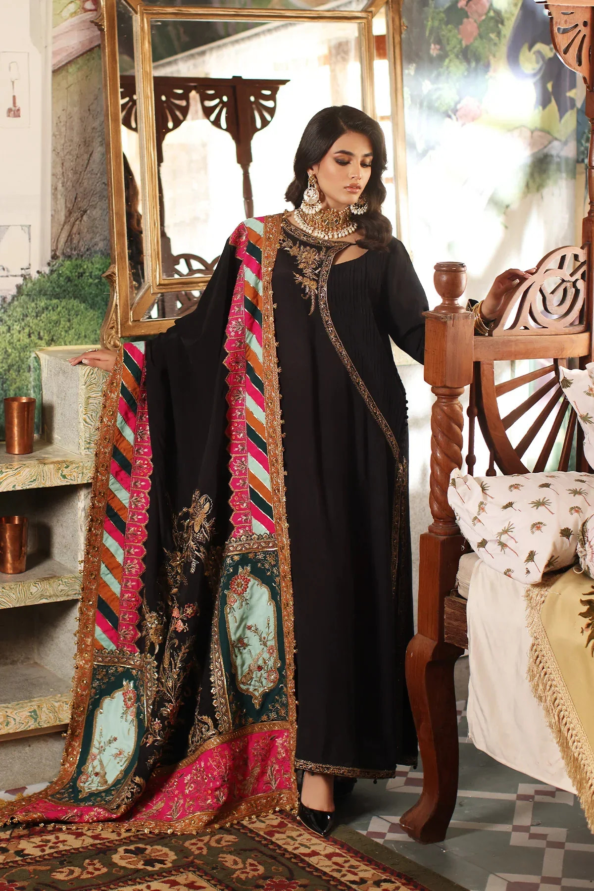 Mina Kashif | Meeral Formals 23 | MKF23-18 -  Mina Kashif Formal - Original Designer Dress - House of Maryam