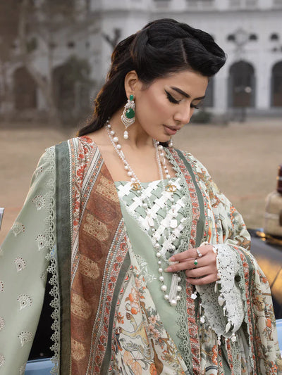 Faiza Faisal | Maya Luxury Lawn | Elena -  Faiza Faisal Luxury - Original Designer Dress - House of Maryam