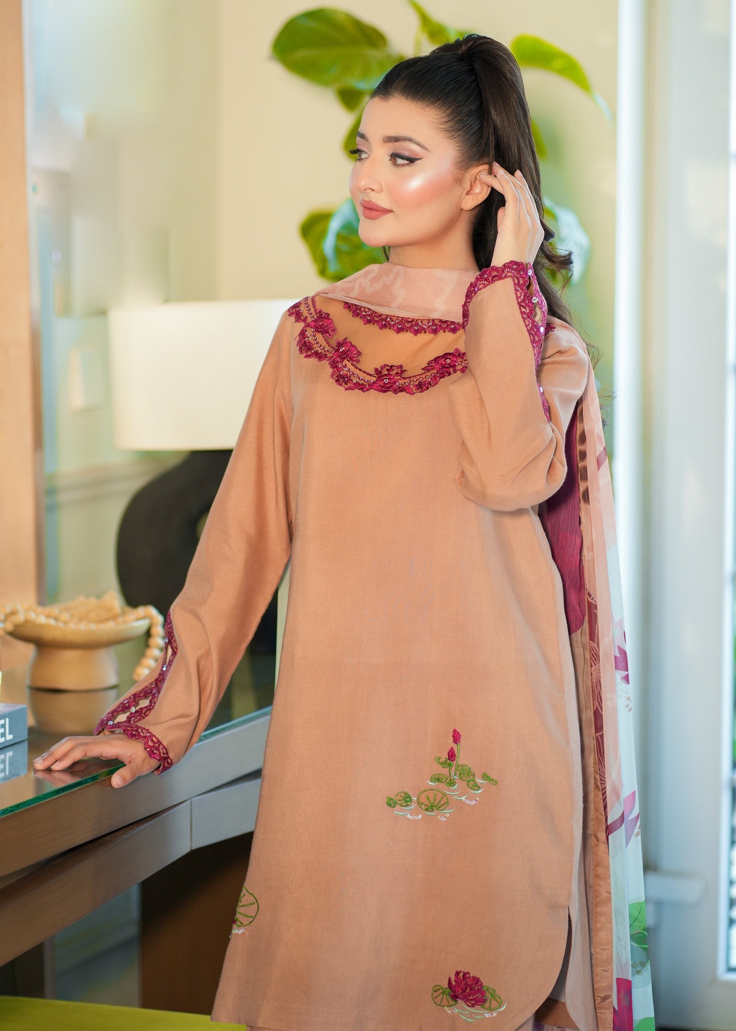Fozia Khalid | Silk Spire |  AMBER -  Fozia Khalid Ladies Clothes -  House of Maryam