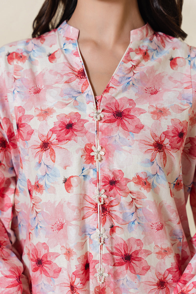 Cross Stitch | Basic Pret | Floral Heaven Printed Shirt-2