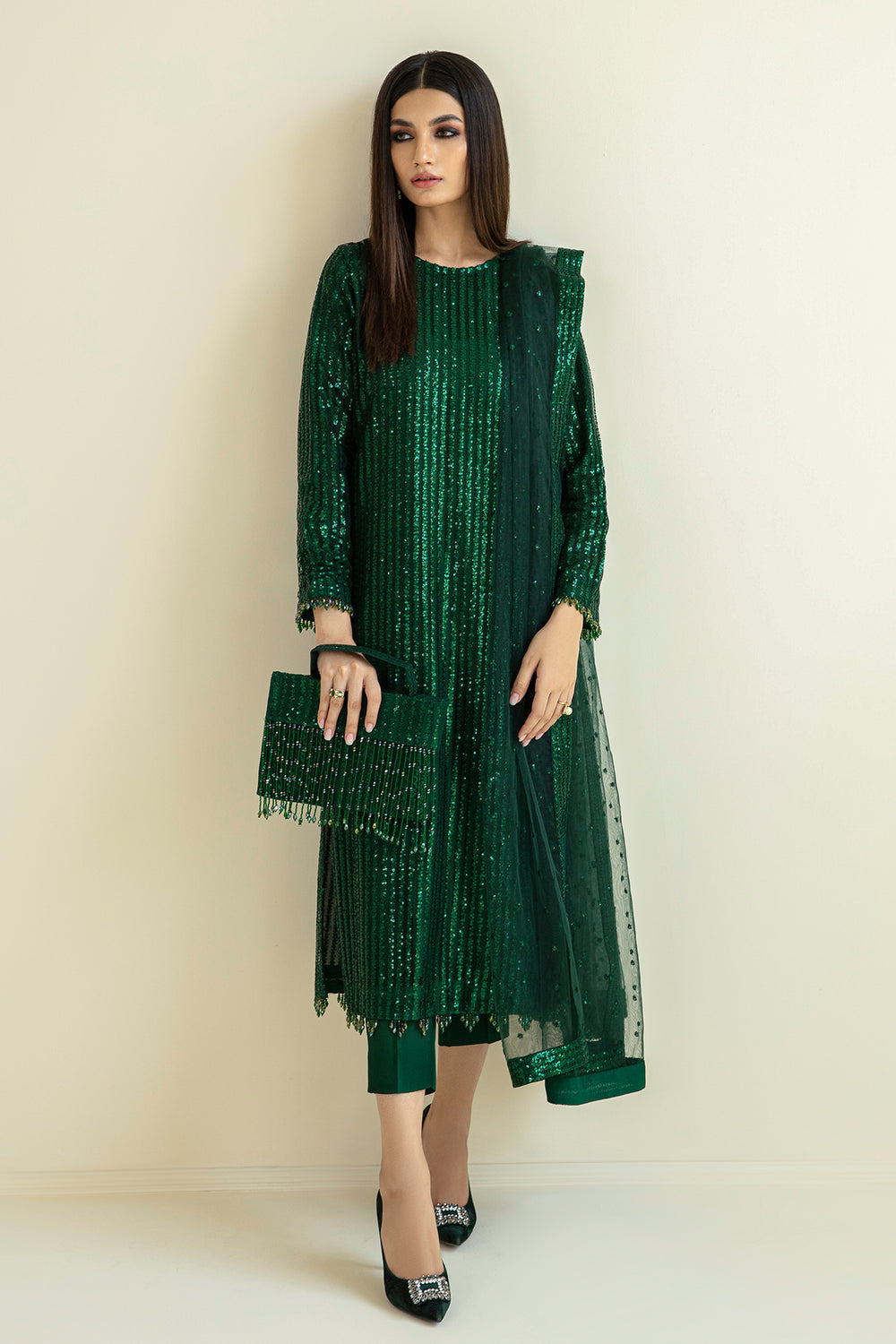 Baroque | Formals Collection | EMBROIDERED NET UF-386-1