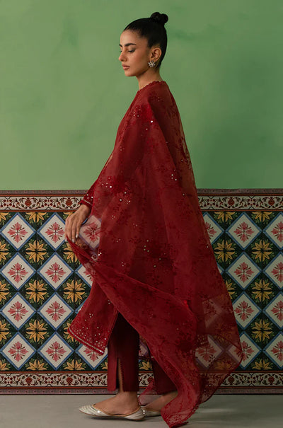 Cross Stitch | Mahiri Embroidered Collection | ROSE FLORINE -  Cross Stitch Luxury - Original Designer Dress - House of Maryam