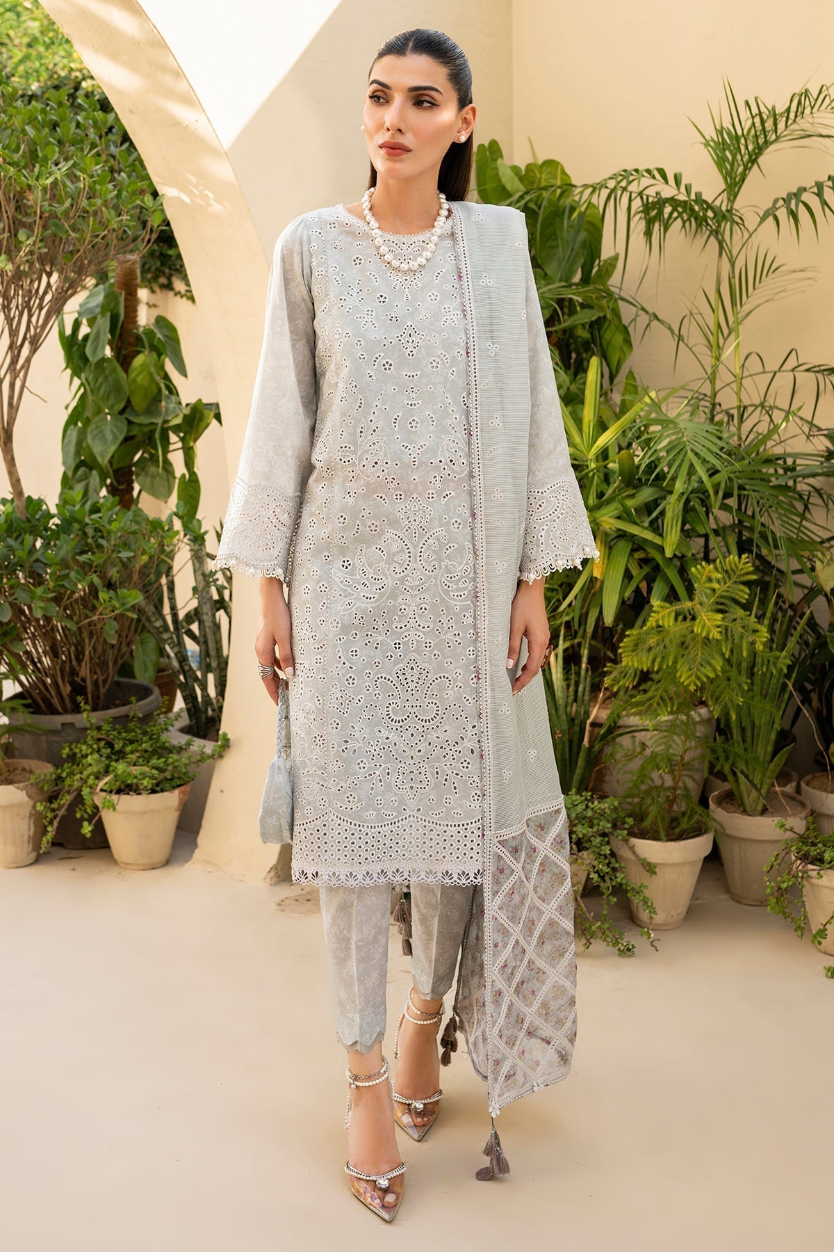 Jazmin | Irish Lawn SS 24 | D2 -  Jazmin Luxury - Original Designer Dress - House of Maryam