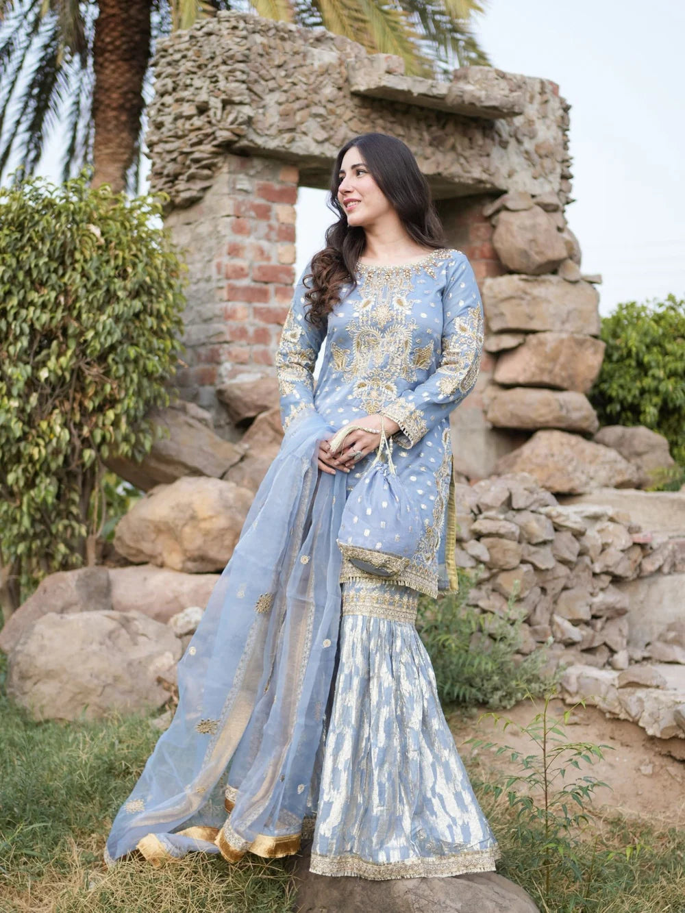 Sarah Jahan | Formals | Ocean Crown -  Sara Jahan Couture  - Original Designer Dress - House of Maryam