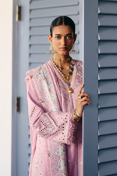 Suffuse Safar lilac pink cotton shirt and culottes, photo 4