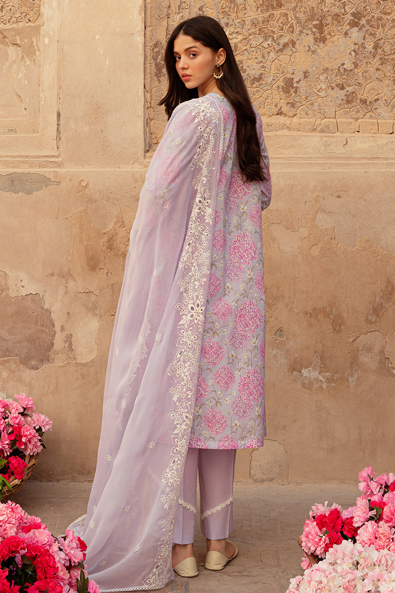 Cross Stitch | Premium Lawn 24 | LILAC DREAM -  Cross Stitch Formal -  House of Maryam