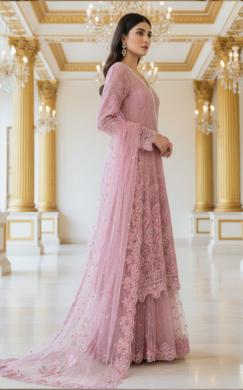 Threads and Motifs | Formal Dresses 25 | Embroidered Angrakha With Lehenga, image 4