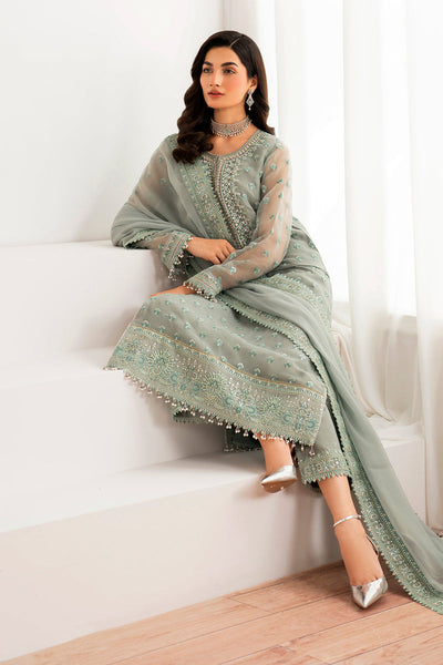 Baroque | Formal Collection | CHIFFON UF-692 -  Baroque Ladies Clothes - Original Designer Dress - House of Maryam