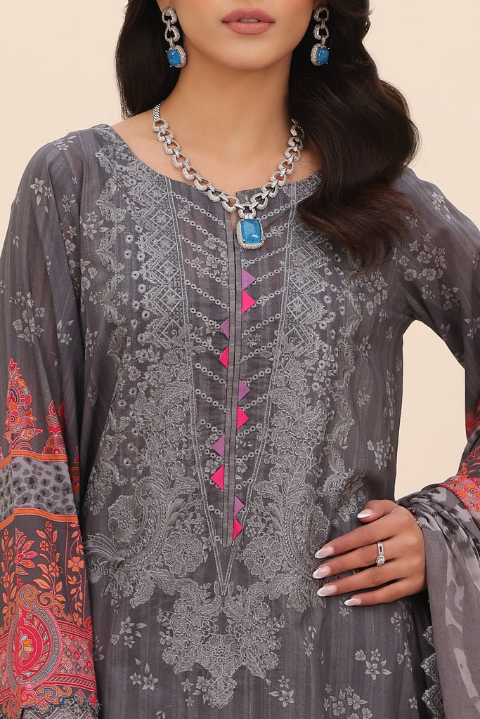 Charizma | Naranji Embroidered Lawn 24 | CN4-006 -  Charizma Luxury - Original Designer Dress - House of Maryam