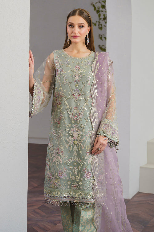 Baroque | Luxury Pret 24 | NET UF-515 -  Baroque Luxury - Original Designer Dress - House of Maryam