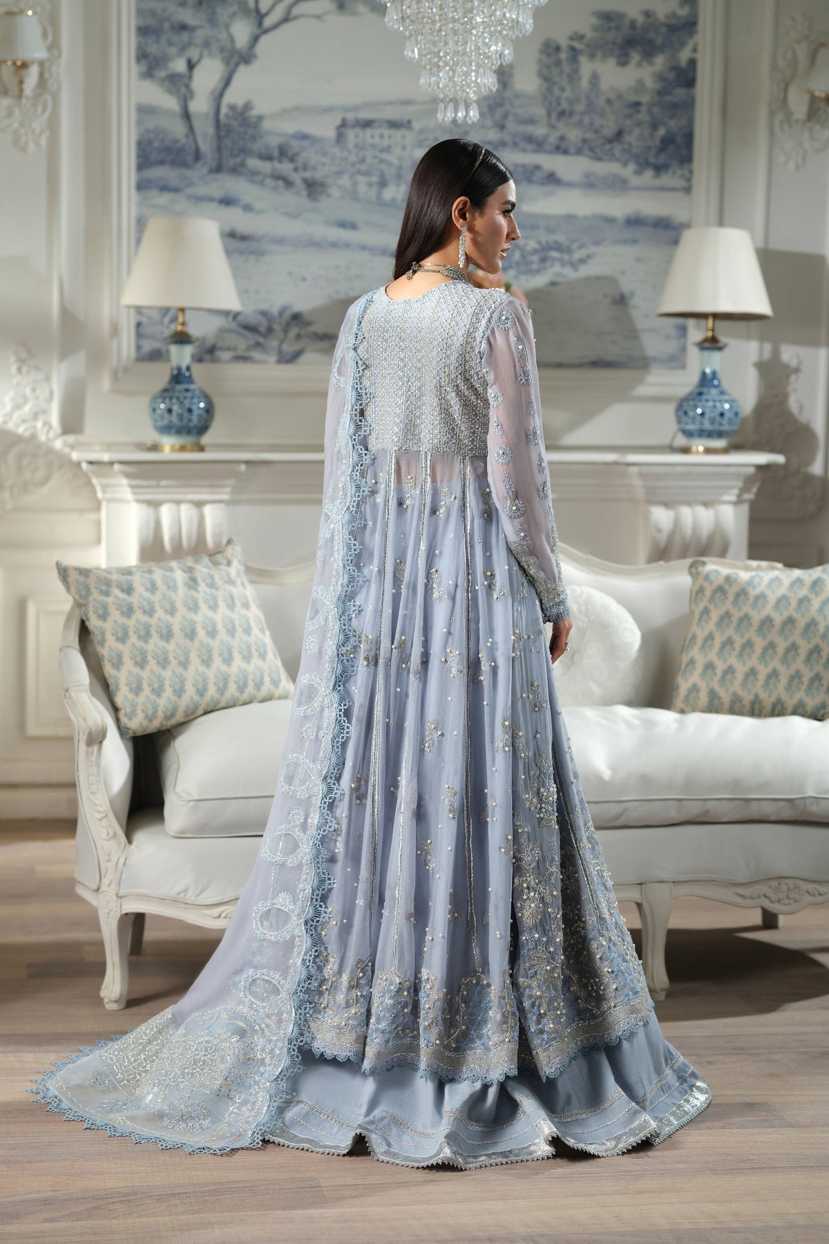 Maryam Hussain | Meer Embroidered Chiffon | Falaq Meer-02-2