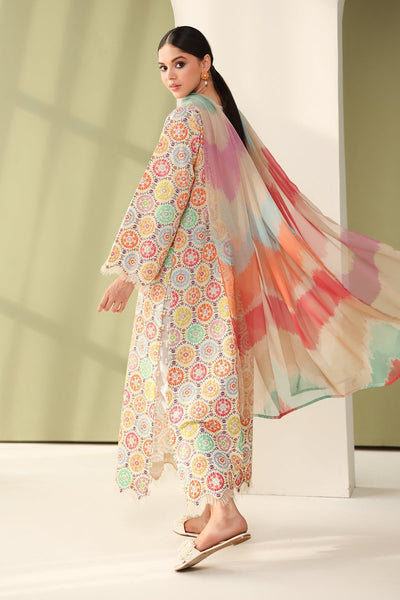 Baroque | Eid Printique | EMBROIDERED PRINTED LAWN UF-4178 -  Baroque Ladies Clothes - Original Designer Dress - House of Maryam