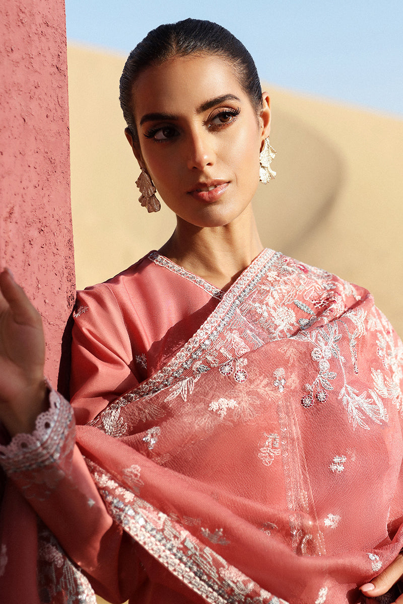 Cross Stitch | Eid Lawn 24 | MULBERRY BLUSH by Cross Stitch - House of Maryam