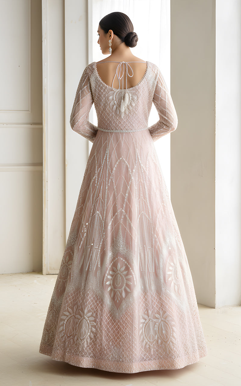 Threads and Motifs | Formal Dresses 25 | Net Embroidered Maxi, image 2