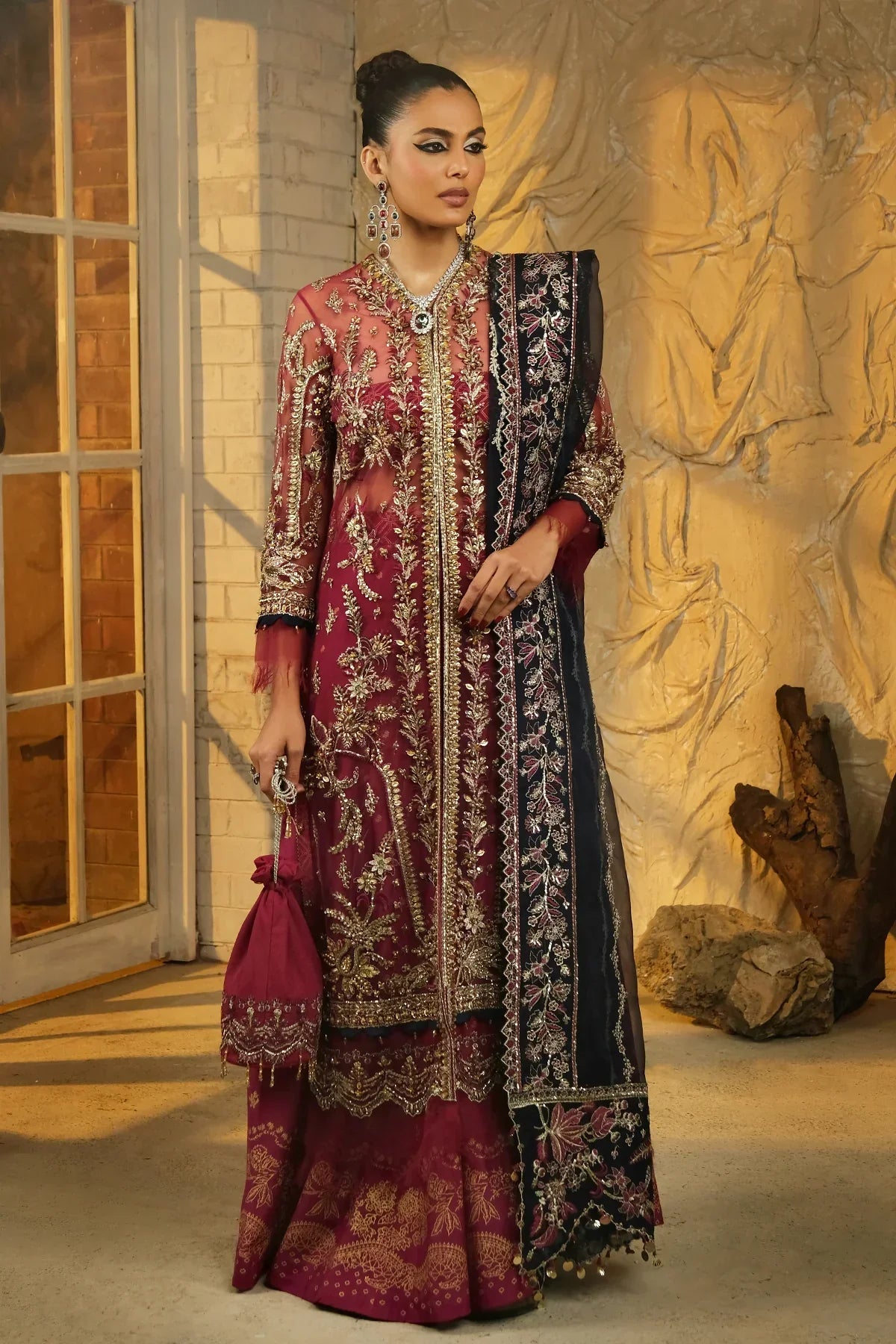 Mina Kashif | Kahani Luxury Formals 23 | Janiya -  Mina Kashif Formal - Original Designer Dress - House of Maryam