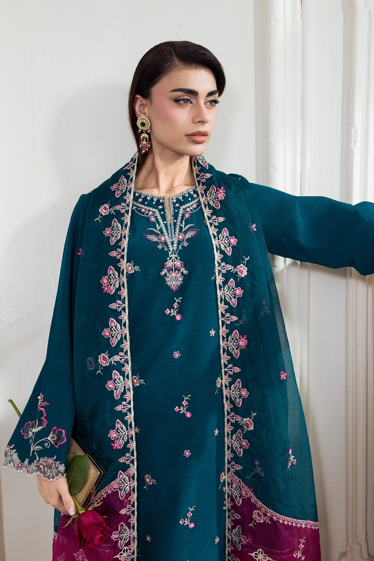 Rangrasiya | Lumeire Silk |Carmin, image 5