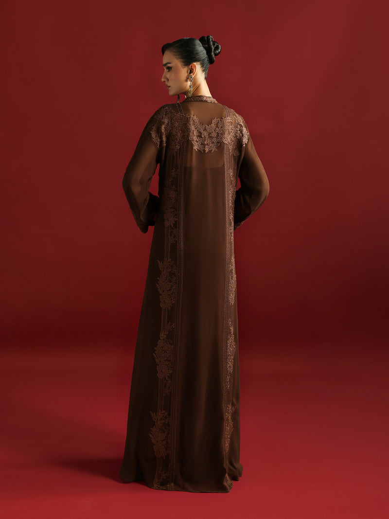 Caia | Embroidered Edit | Cocoa-2