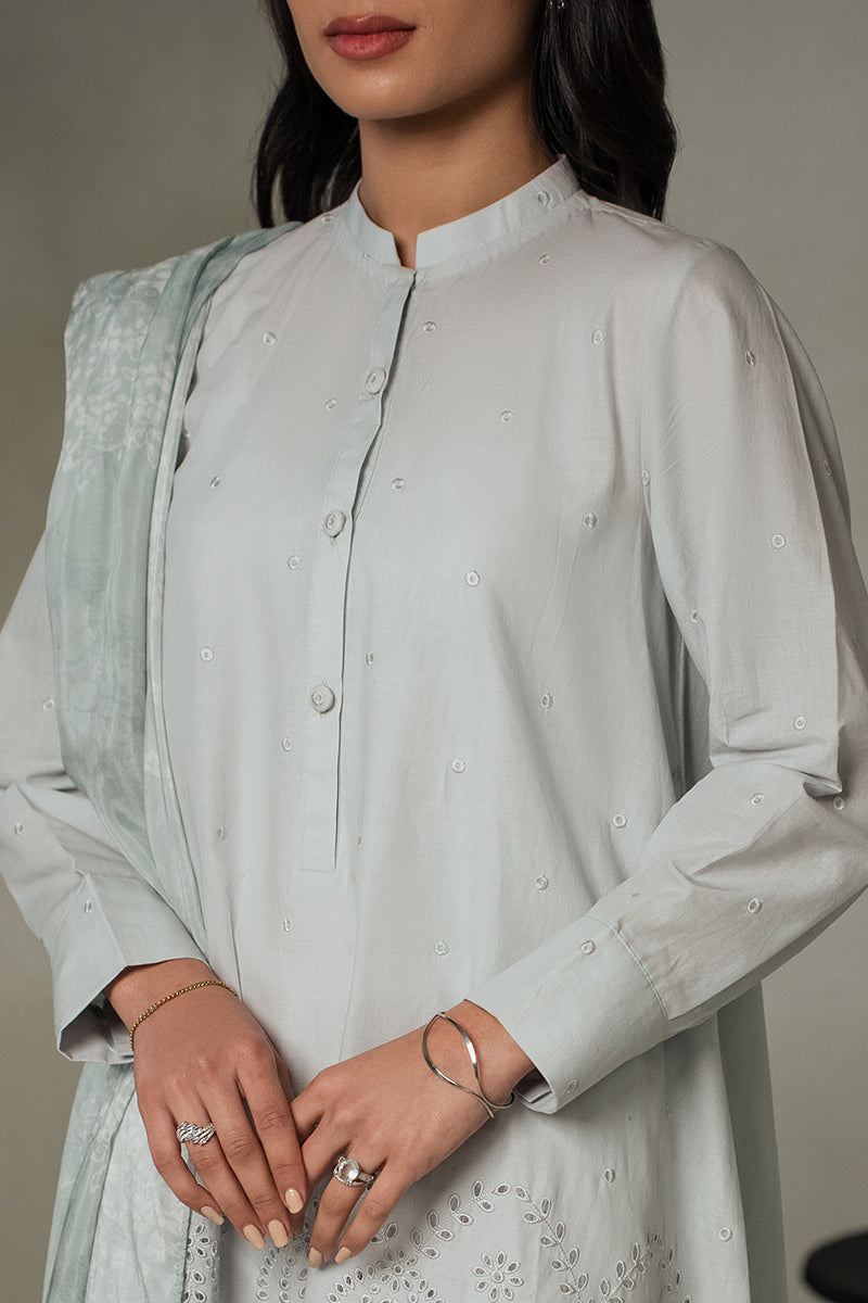 Cross Stitch | Exclusive Pret | Blue Haze-2PC (Shirt & Dupatta), image 2