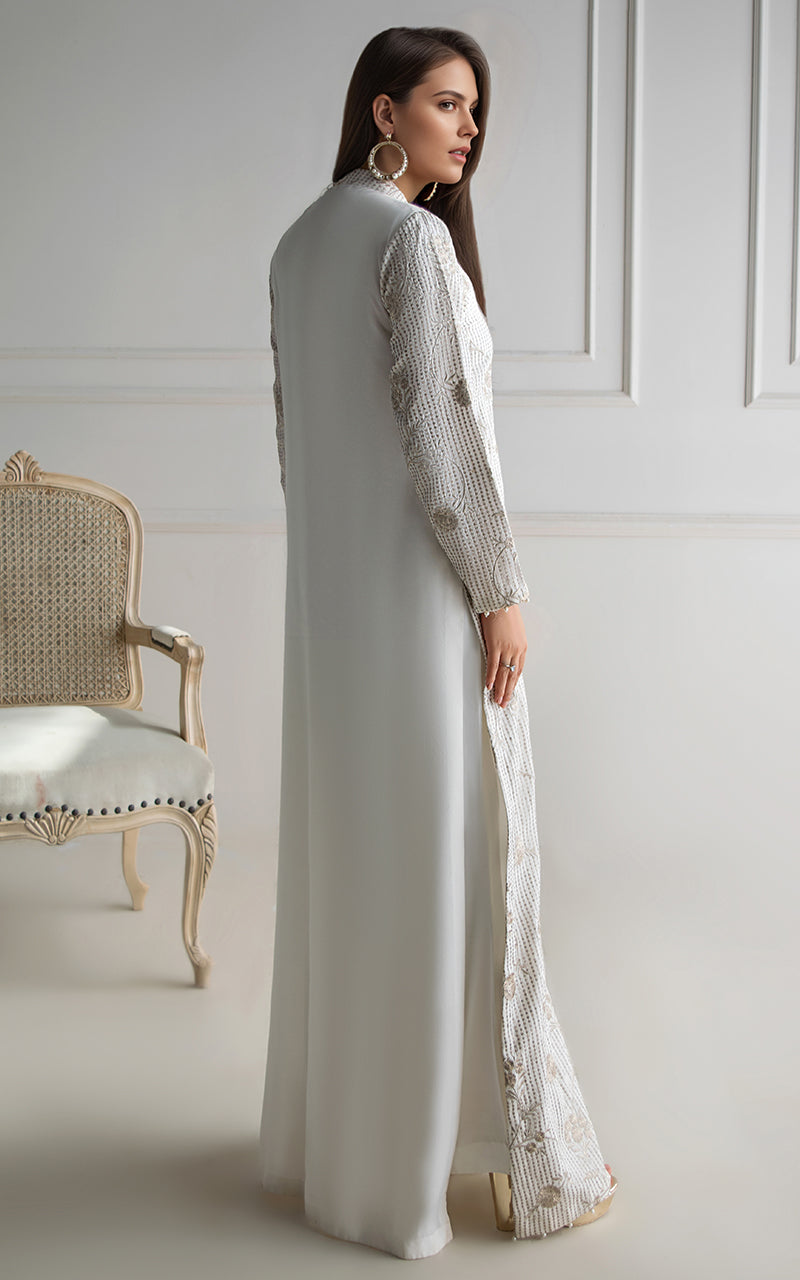 Threads and Motifs | Formal Dresses 25 | Embroidered Chiffon Dress-2