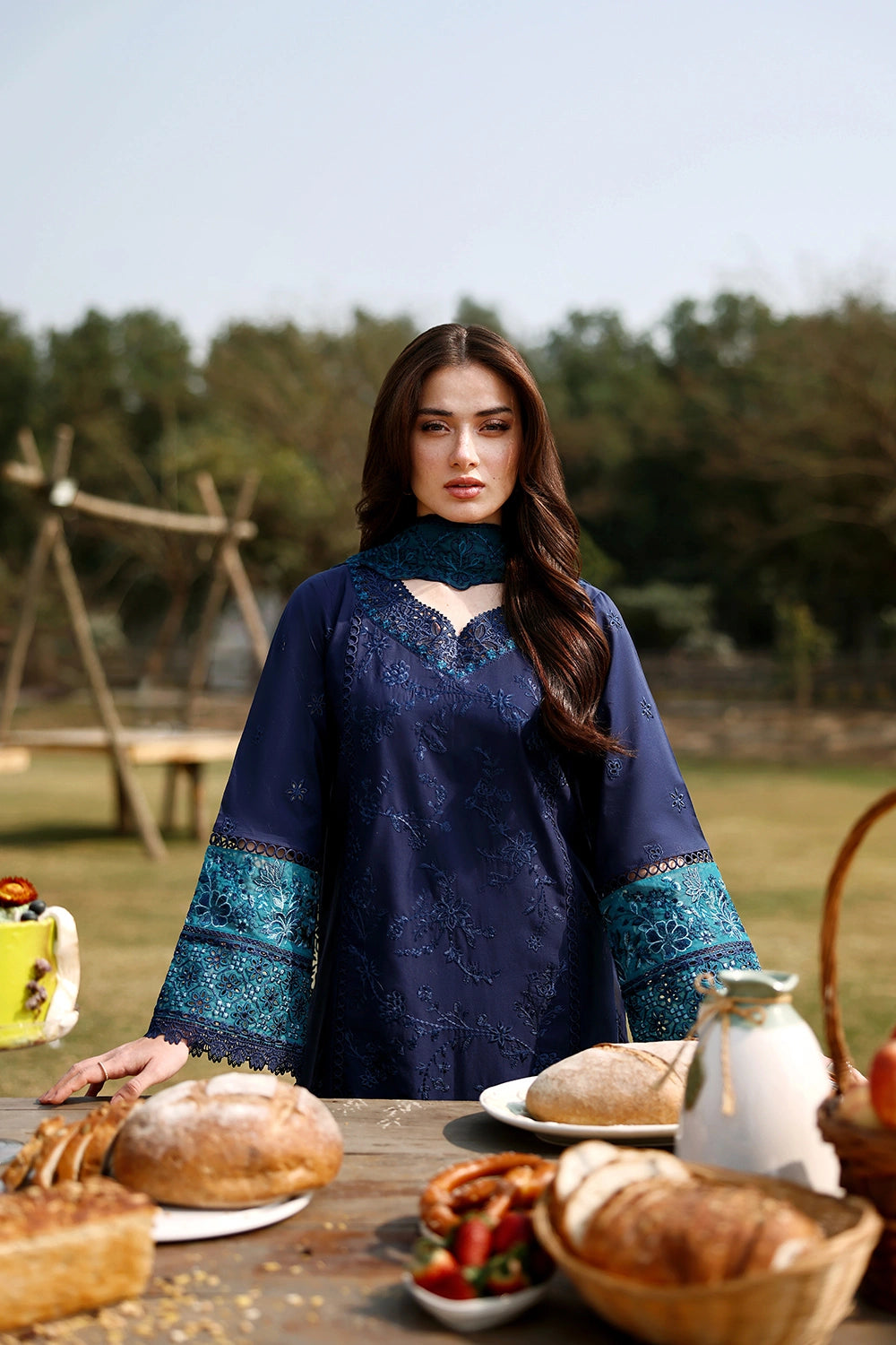 Azure | Luxury Lawn 26 | Blueberry, image 3