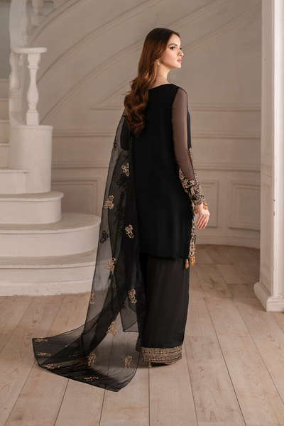 Iznik I Festive Formal I UE-417 Embroidered Chiffon -  Iznik Ladies Clothes - Original Designer Dress - House of Maryam