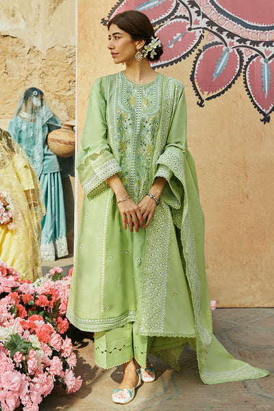 Cross Stitch | Premium Lawn 24 | GARDEN GRACE -  Cross Stitch Formal - Original Designer Dress - House of Maryam