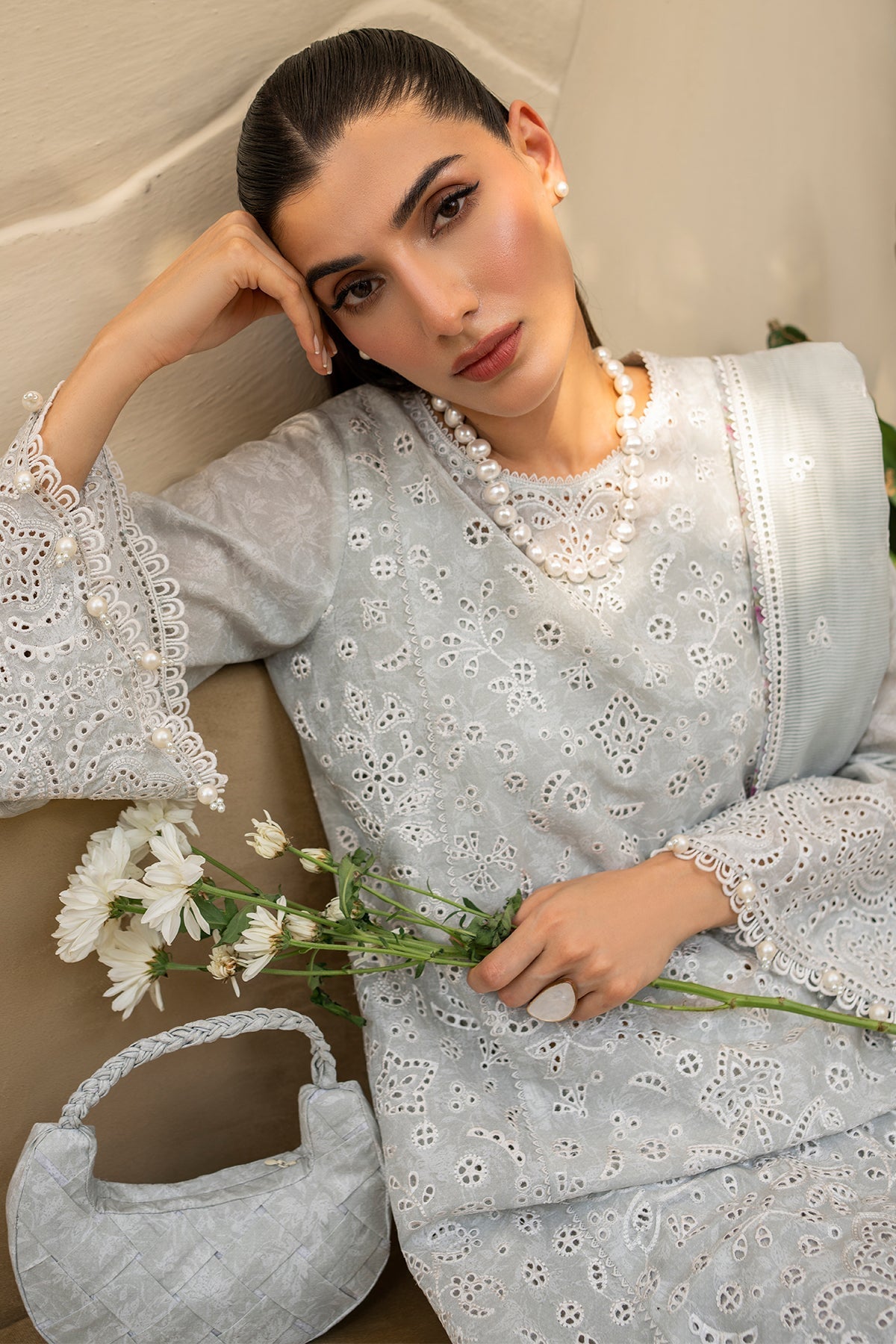Jazmin | Irish Lawn SS 24 | D2 -  Jazmin Luxury - Original Designer Dress - House of Maryam