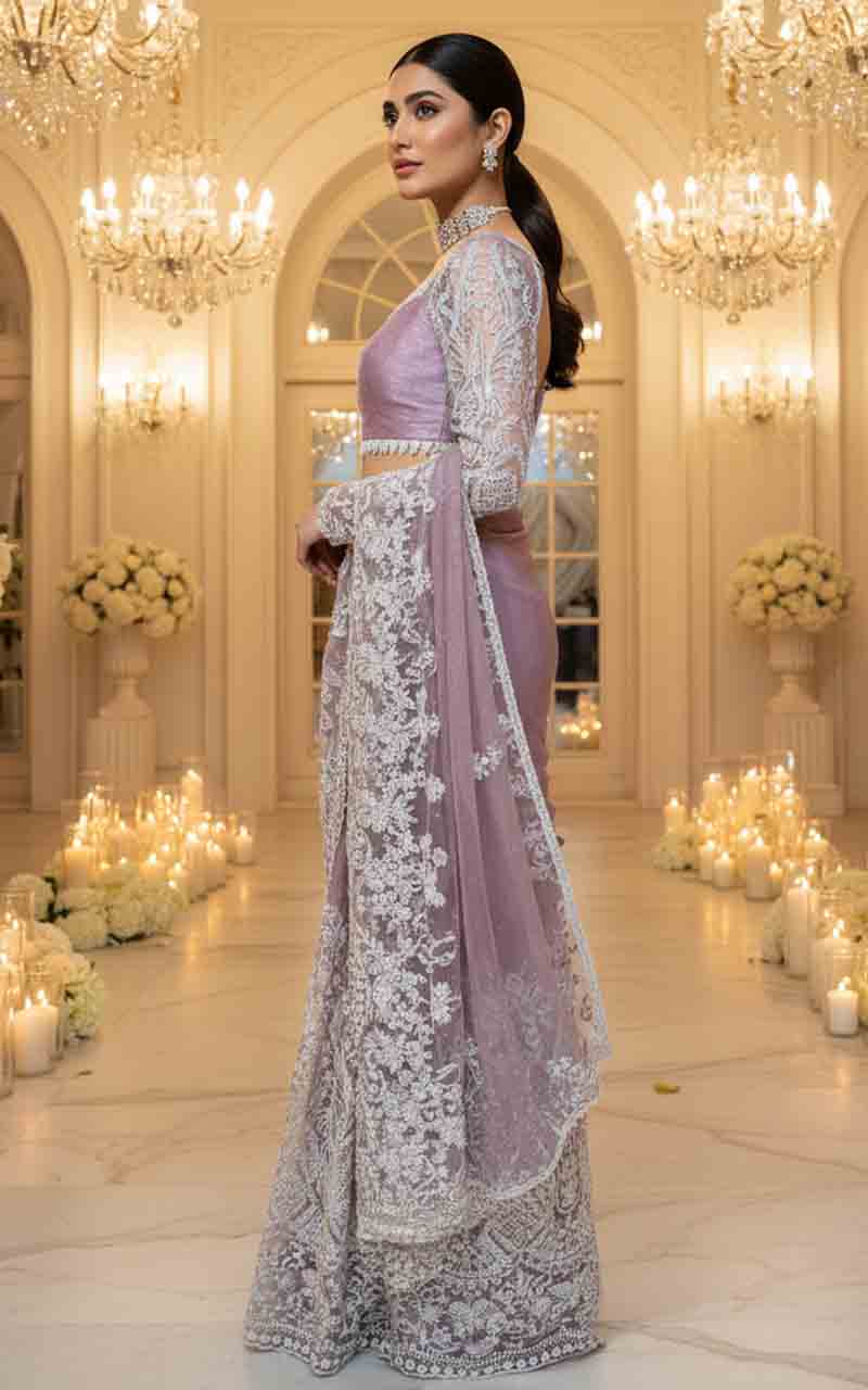 Threads and Motifs | Formal Dresses 25 | Embroidered Saree-5