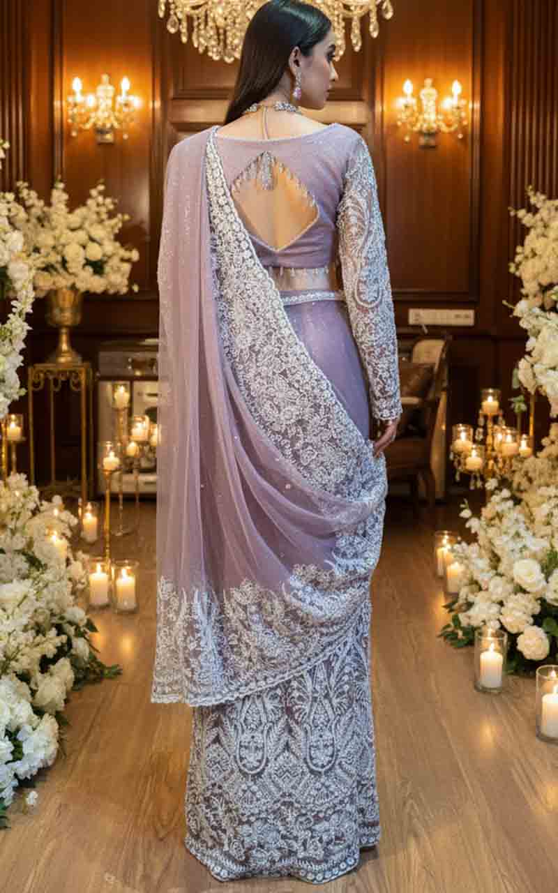 Threads and Motifs | Formal Dresses 25 | Embroidered Saree-2