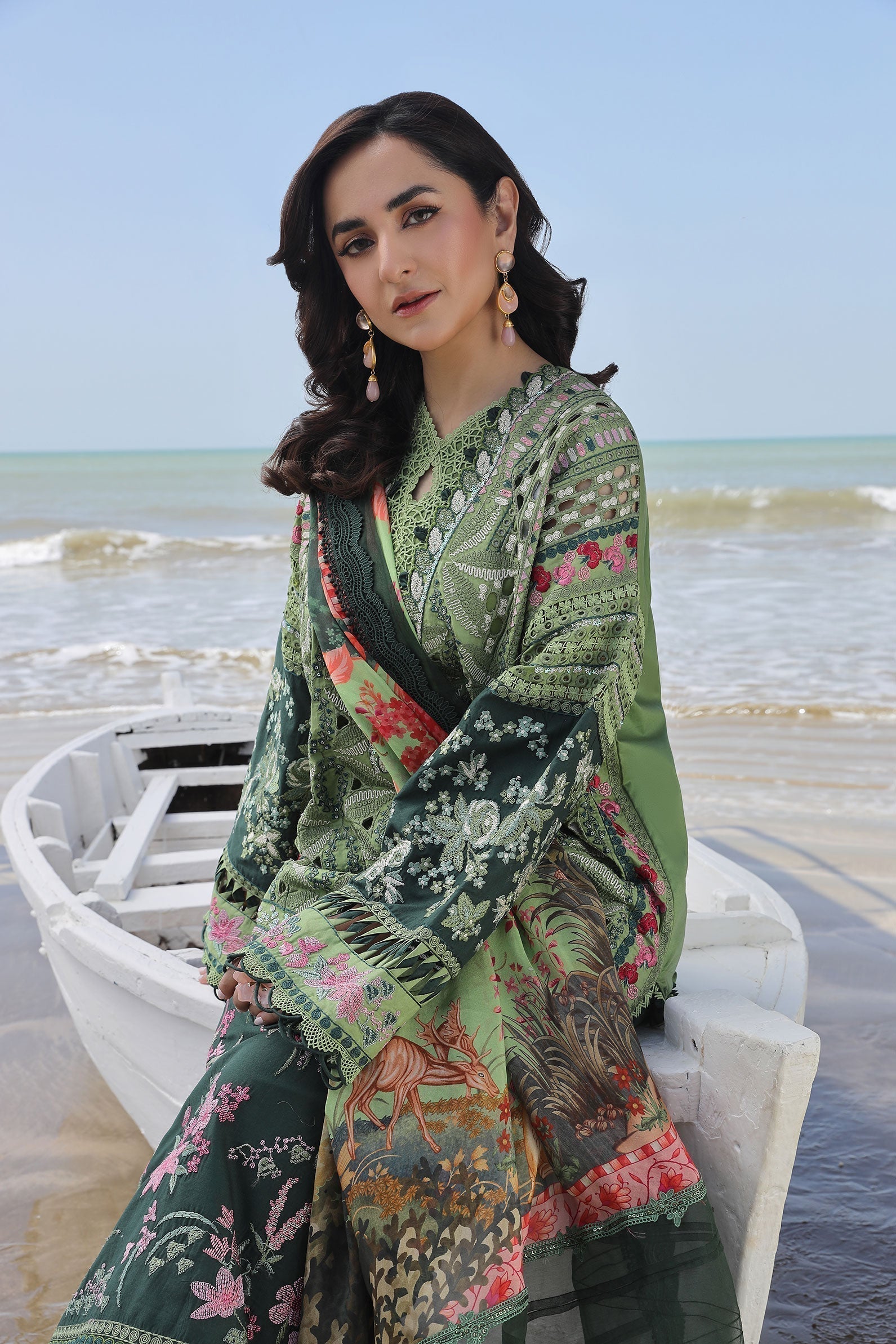 Maryam Hussain | Luxury Lawn 24 | GARDENIA