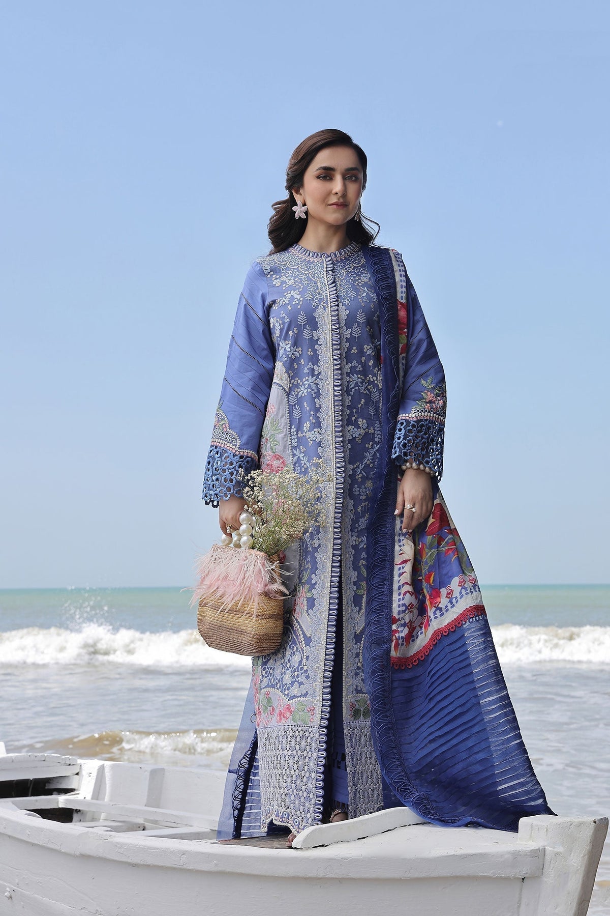 Maryam Hussain | Luxury Lawn 24 | AYRA -  Maryam Hussain Luxury - Original Designer Dress - House of Maryam