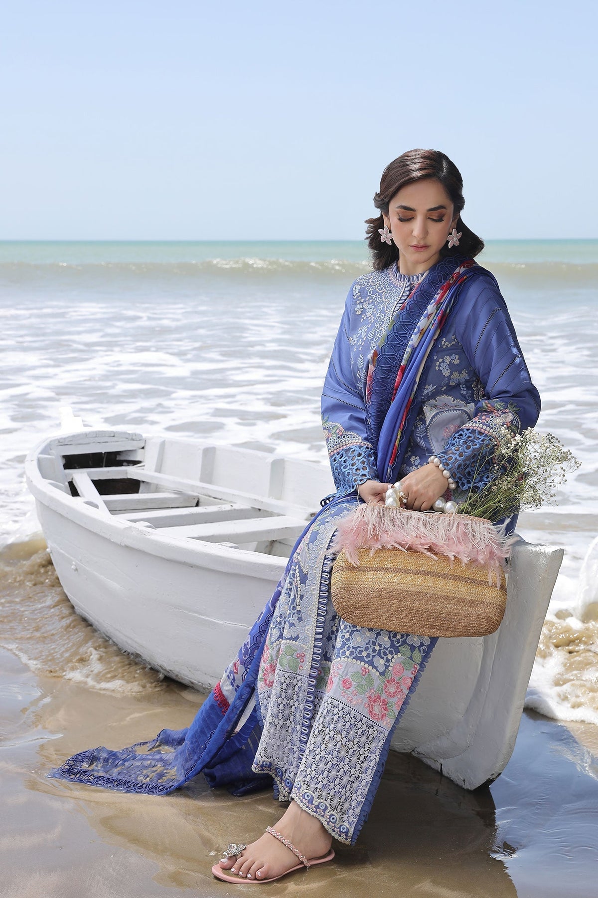 Maryam Hussain | Luxury Lawn 24 | AYRA -  Maryam Hussain Luxury - Original Designer Dress - House of Maryam
