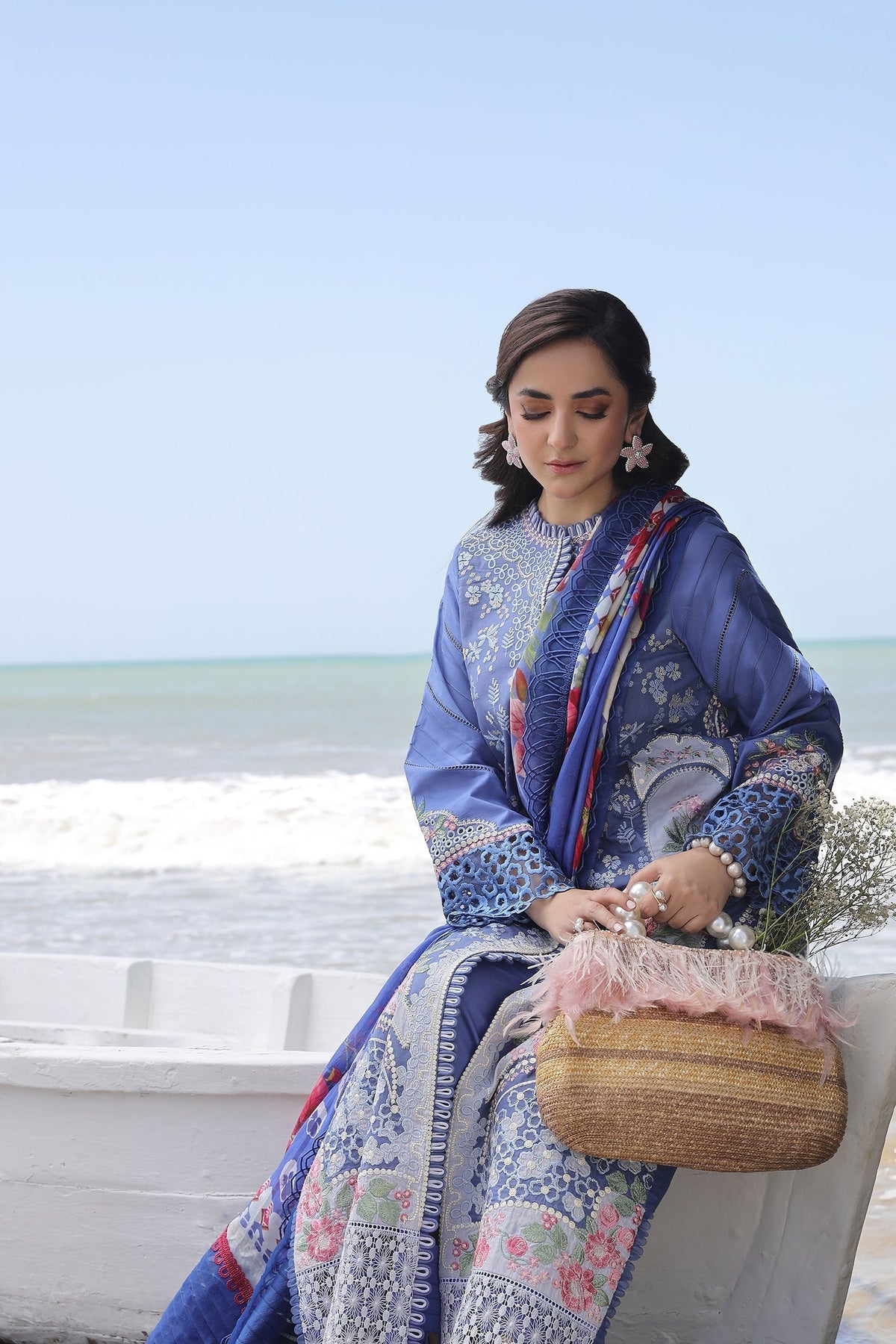 Maryam Hussain | Luxury Lawn 24 | AYRA -  Maryam Hussain Luxury - Original Designer Dress - House of Maryam