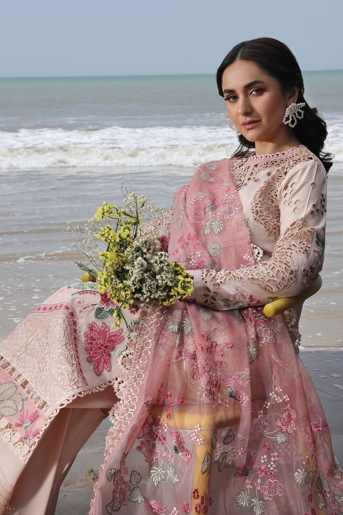 Maryam Hussain | Luxury Lawn 24 | MAYA -  Maryam Hussain Luxury - Original Designer Dress - House of Maryam