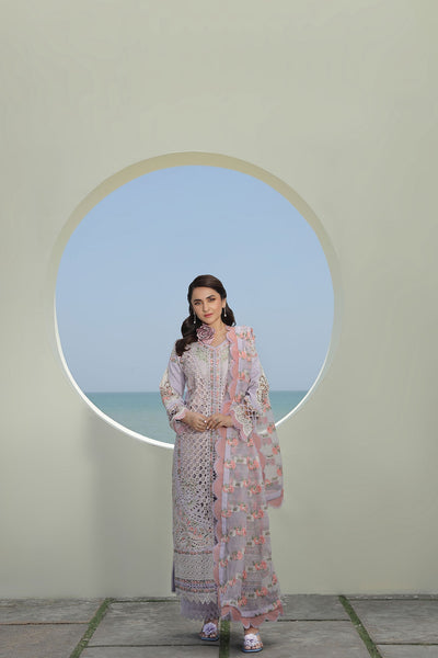 Maryam Hussain | Luxury Lawn 24 | FEROZ -  Maryam Hussain Luxury - Original Designer Dress - House of Maryam