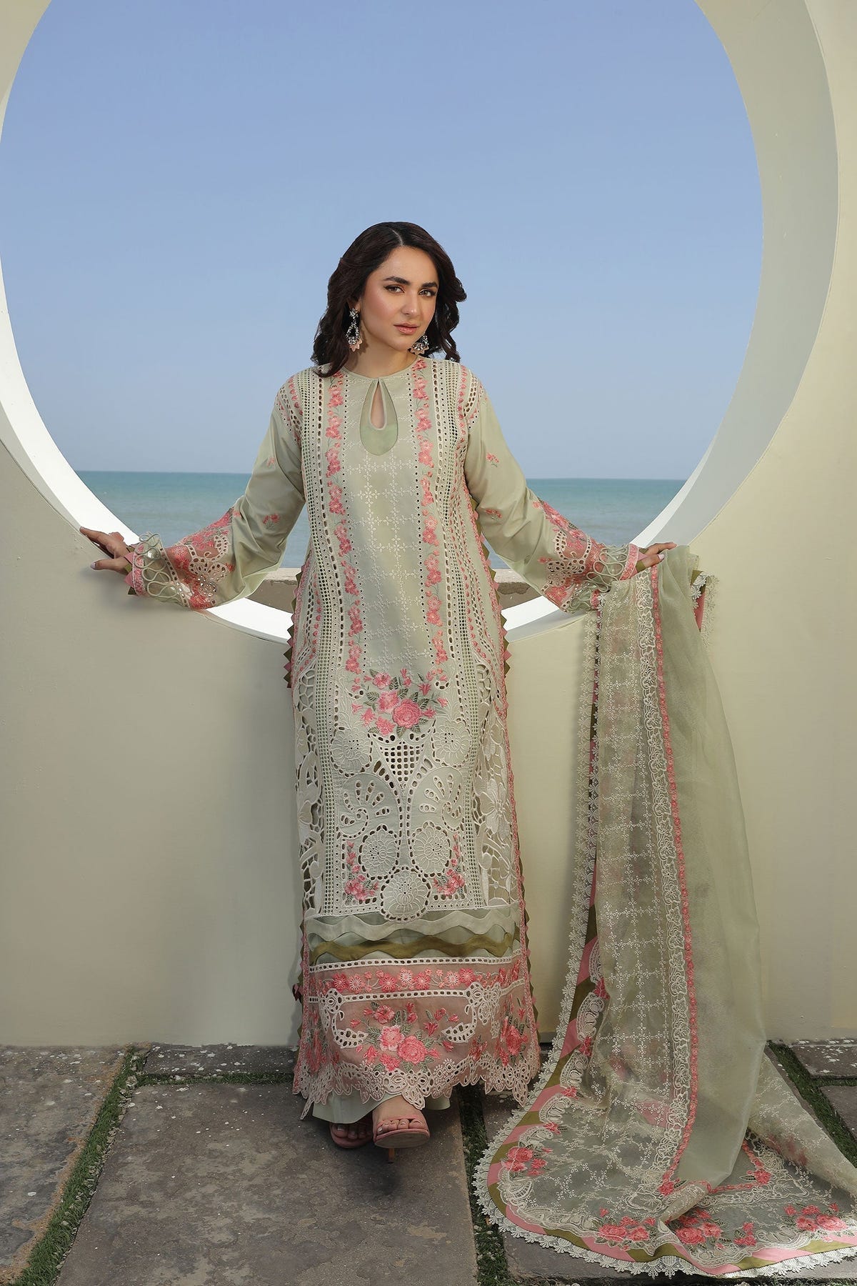 Maryam Hussain | Luxury Lawn 24 | HAVANA -  Maryam Hussain Luxury - Original Designer Dress - House of Maryam