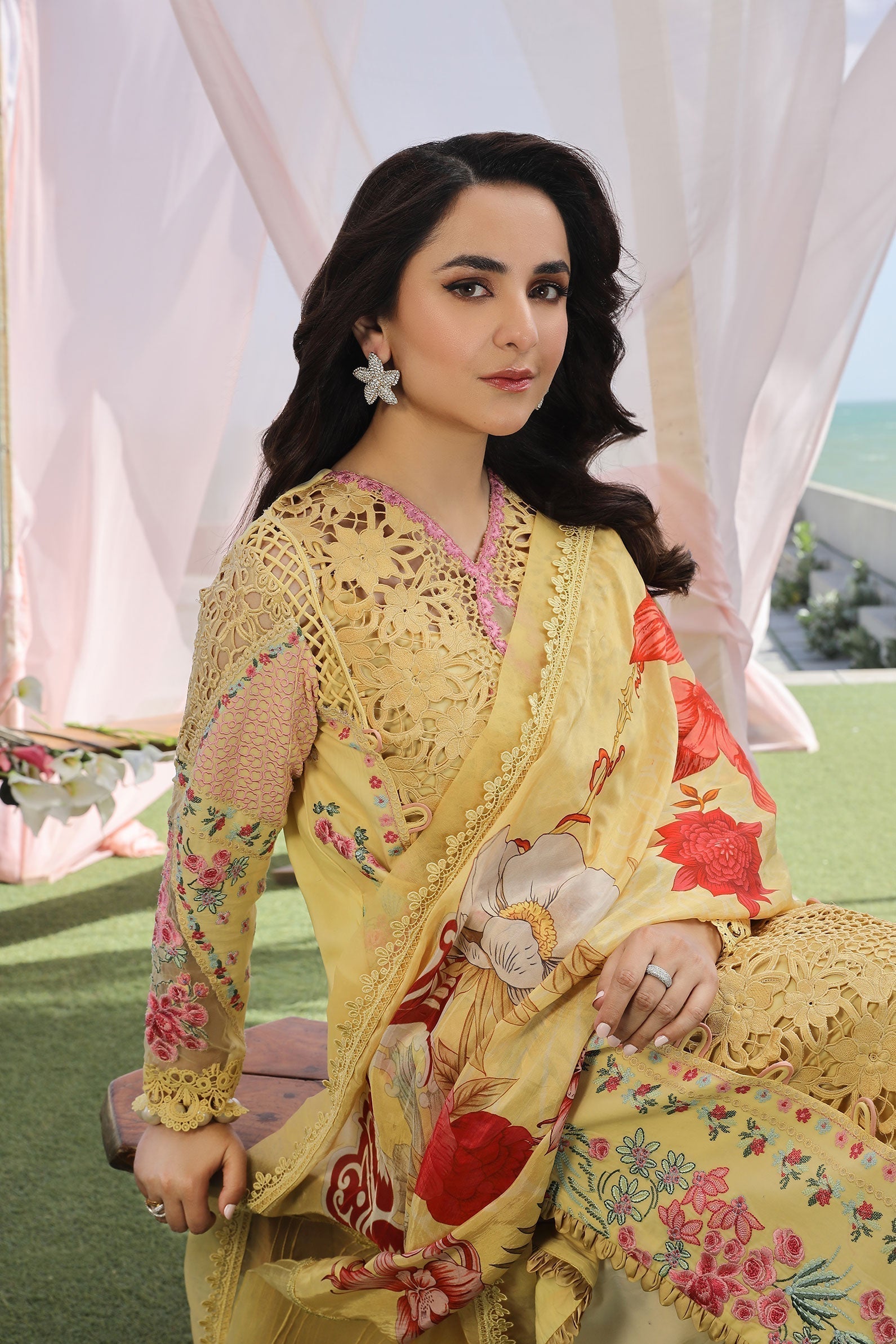 Maryam Hussain | Luxury Lawn 24 | TROPICA