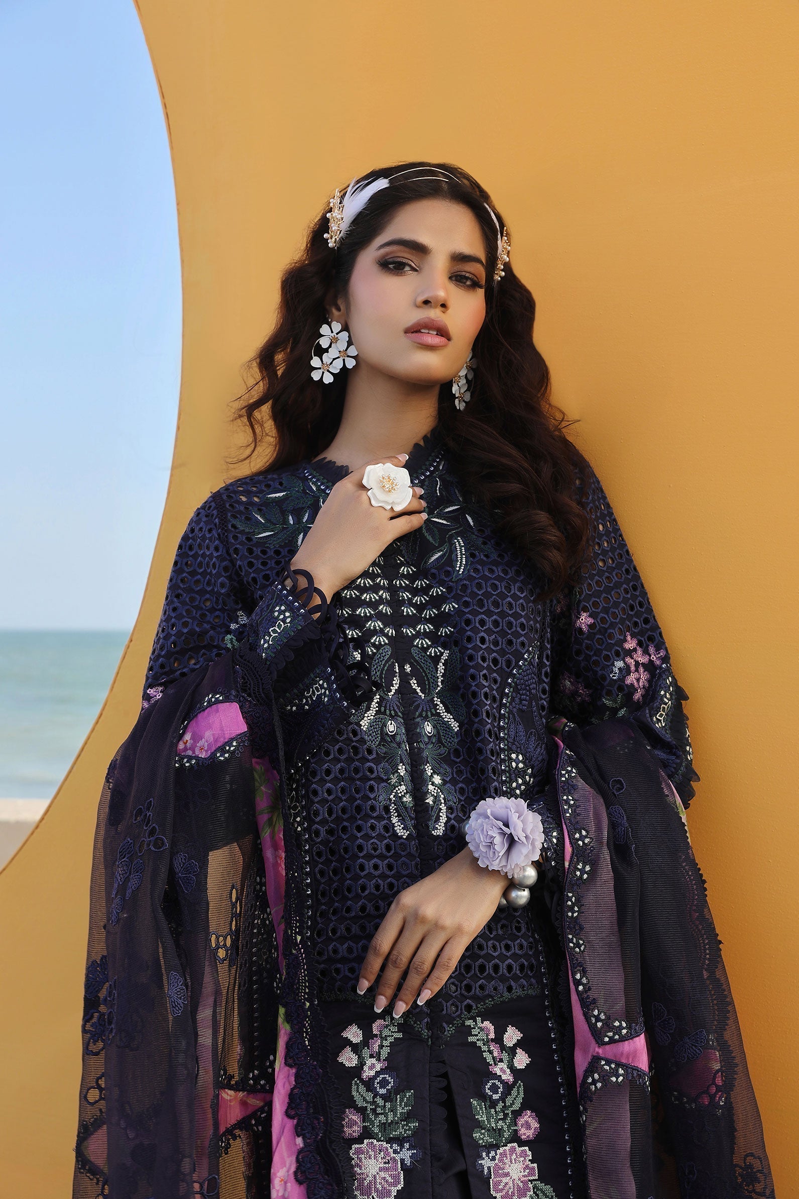 Maryam Hussain | Luxury Lawn 24 | ZOYA