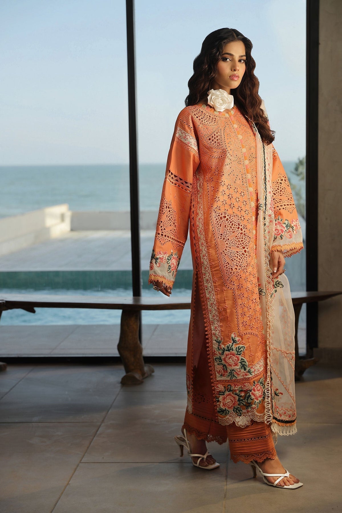 Maryam Hussain | Luxury Lawn 24 | XURI -  Maryam Hussain Luxury - Original Designer Dress - House of Maryam