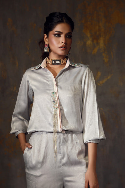 Wardha Saleem | Luxury Pret Fusion Wear | REIA -  Wardha Saleem Ladies Clothes - Original Designer Dress - House of Maryam