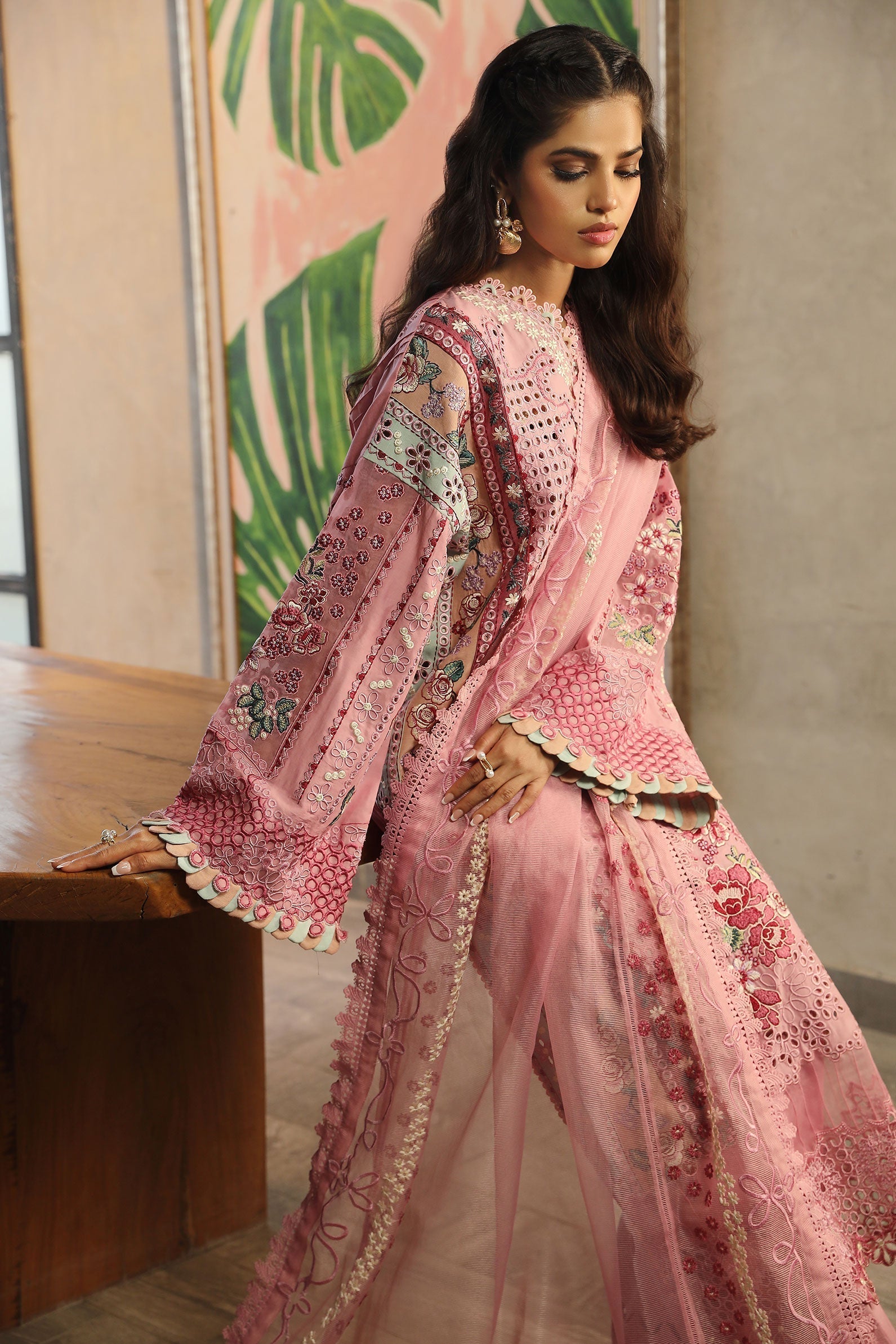 Maryam Hussain | Luxury Lawn 24 | CORAL